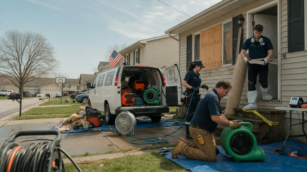 Water Damage Restoration in Harrison City, PA near me